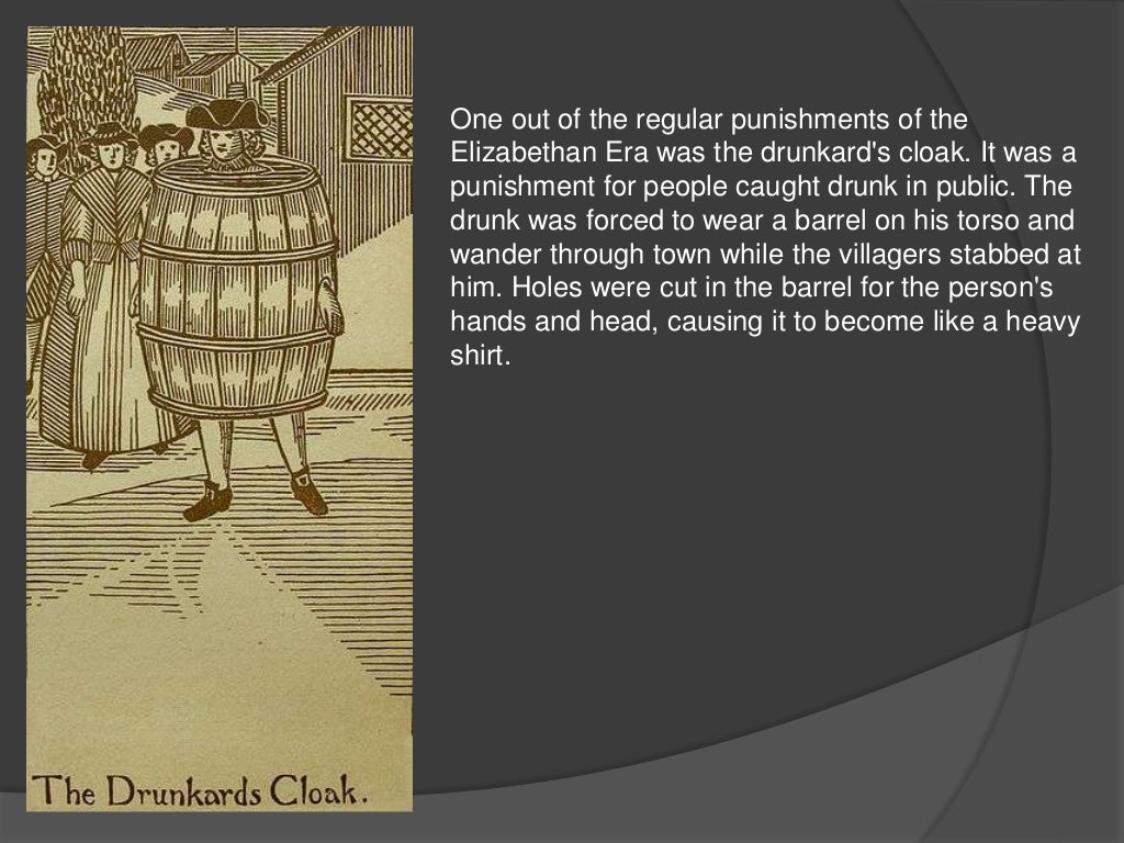Elizabethan crime and punishments
