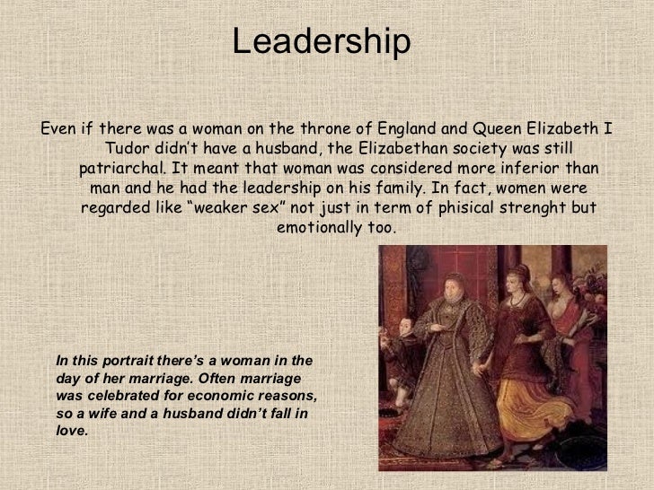 Women in elizabethan era