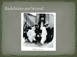 Badehütte am Strand