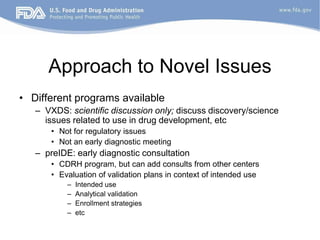 FDA’s approach to regulation of in vitro diagnostic tests | PDF