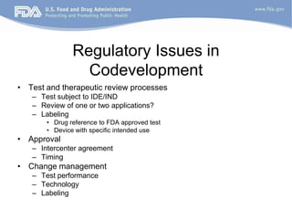 FDA’s approach to regulation of in vitro diagnostic tests | PDF