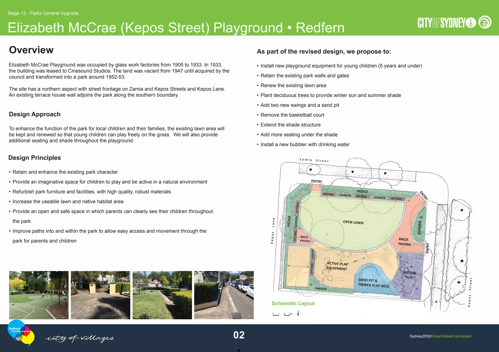 Elizabeth McCrae (Kepos St) Playground Draft Design | PPT