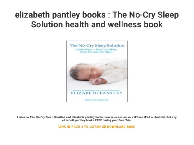elizabeth pantley no cry