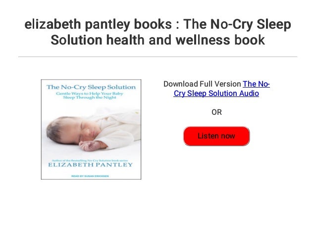 elizabeth pantley no cry sleep solution