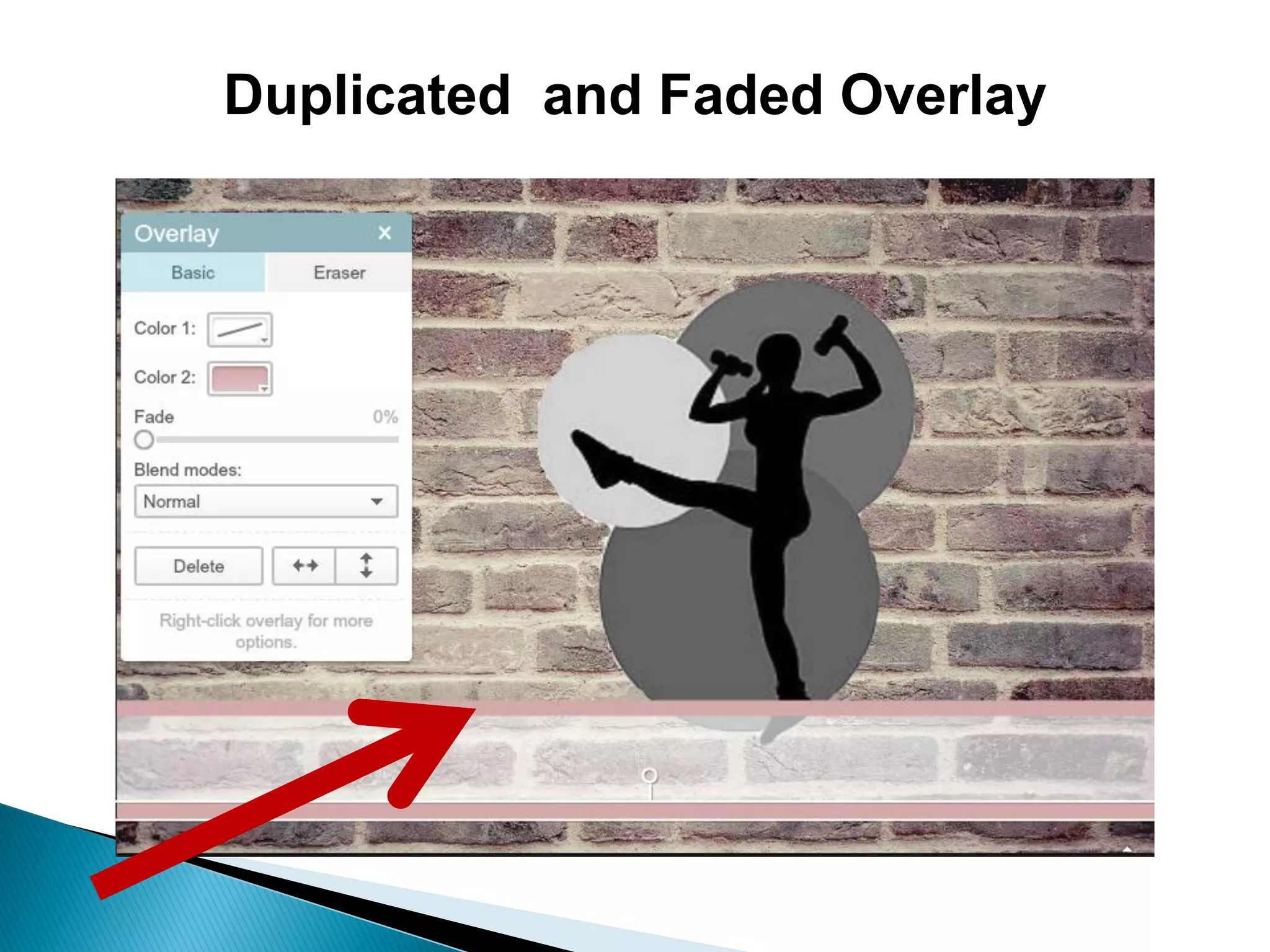Duplicated and Faded Overlay
 