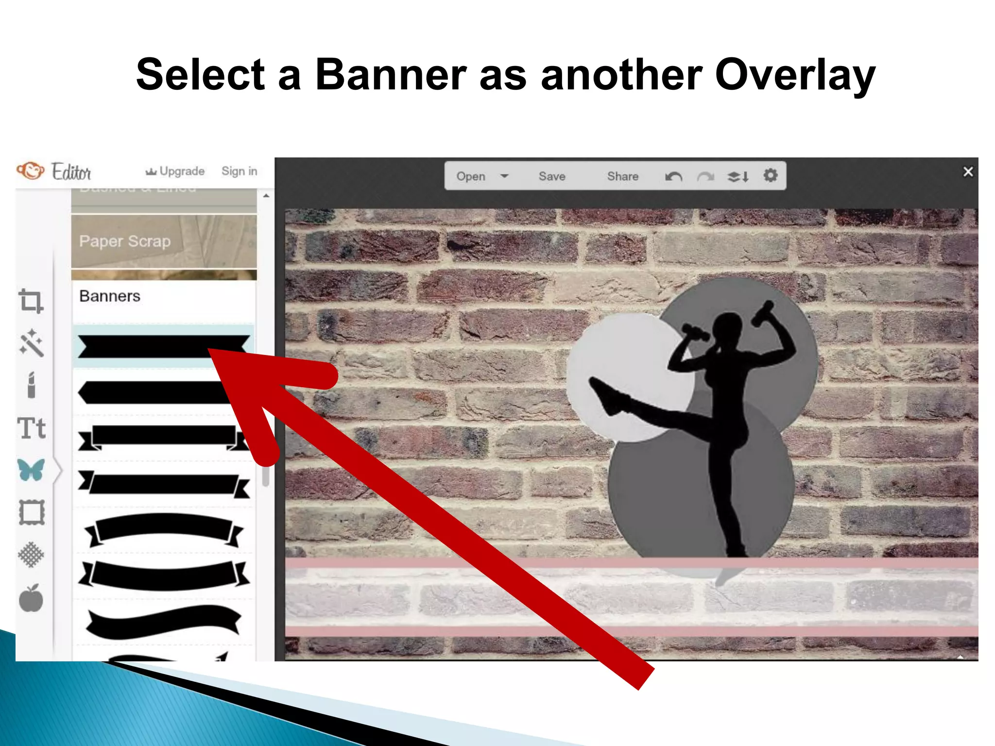 Select a Banner as another Overlay
 