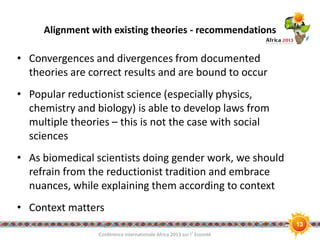 A strategy for mainstreaming gender: An example from a dairy feed value chain study in Kenya