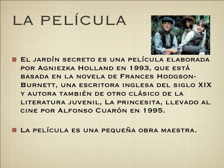 El Jardín Secreto Actividad para 1º De ESO. Incluye las El Jardín Secreto Actividad para 1º De ESO. Incluye las