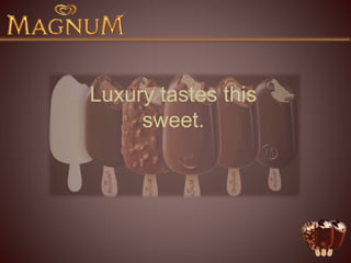 Advertising Magnum Ice Cream Presentation