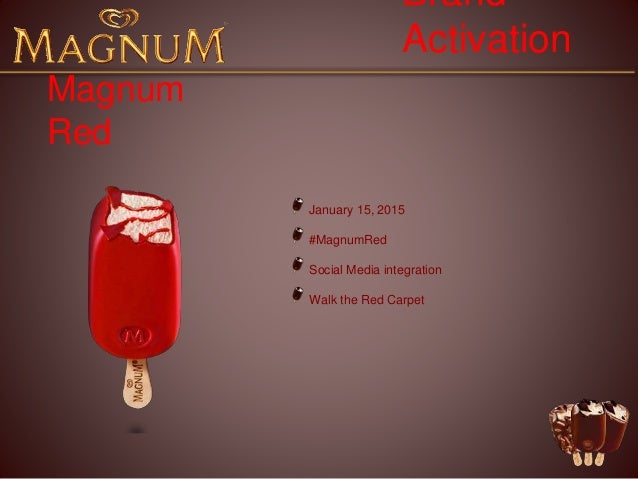 advertising magnum ice cream presentation 19 638