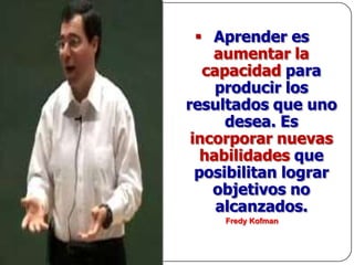 Declararnos aprendices