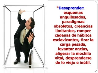 ZONA DE COMODIDAD – PUNTOS CIEGOSMiedo - AmorAprendizaje – Declaración de no saber- Voluntad – expandir conciencia y capacidad de acciónIgnorancia/conformismo/automatismoPánicoExpansiónZona de Confort 