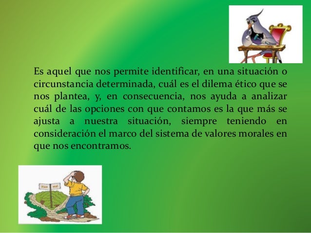 El juicio moral y juicio ético