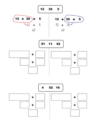 12 
30 
5 
12 
30 
+ 
+ 
5 
42 
+ 
5 
47 
12 
30 
+ 
+ 
5 
12 
+ 
35 
47 
91 
11 
42 
+ 
+ 
+ 
+ 
+ 
+ 
+ 
+ 
4 
52 
16  