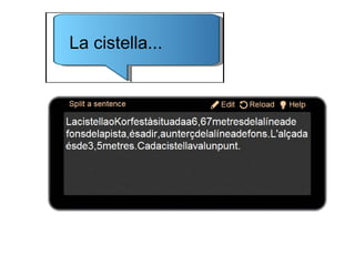 La cistella...
 