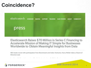 3IRM Summit 2014
Coincidence?
 