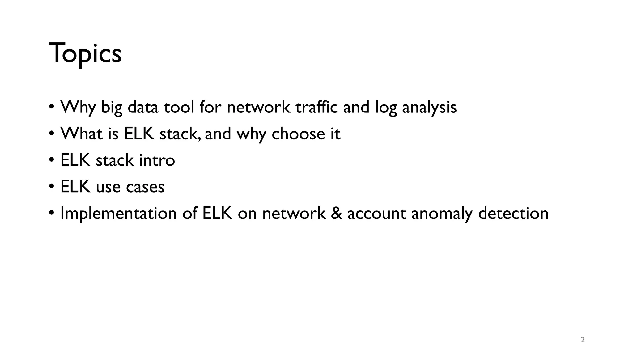 Elk Stack Introduction Ppt