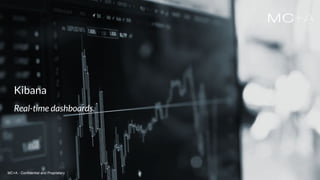 MC+A - Confidential and ProprietaryMC+A - Confidential and Proprietary
Kibana
Real-time dashboards.
MC+A - Confidential and Proprietary
 