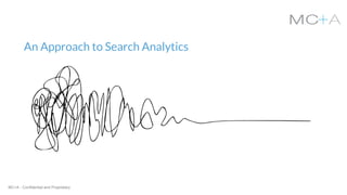 MC+A - Confidential and Proprietary
An Approach to Search Analytics
 