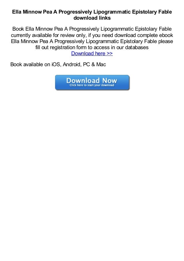 Ella Minnow Pea PDF Free Download Ella Minnow Pea PDF Free Download