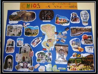 The 5th grade
makes a collage
with the
sightseeing
of Chios
 