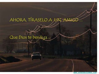 AHORA, TÍRASELO A UN AMIGO ...

Que Dios te bendiga...

www.AvanzaPorMas.com

 