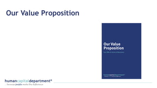 Our Value Proposition
 