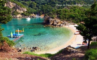 Plage de Paleokastritsa Corfou
 
