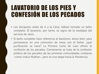 El lavatorio de los pies - Jesús de Nazaret | PPTX