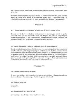 El Lazarillo De Tormes Entero