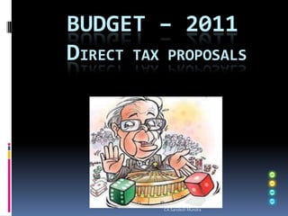 Budget – 2011Direct Tax Proposals CA Sandesh Mundra 