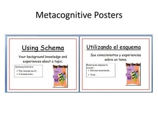 Metacognitive Posters
 