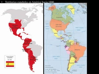 Trabajo bipersonal en clases:A través del análisis de los mapas de los virreinatos en América, reconozcan cuáles son los países que conforman la América Latina actual y que formaron parte de los virreinatos en la Colonia. 