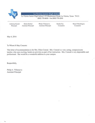 Ellen Conrad Rec Letter Philip Villanueva