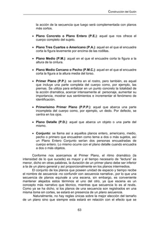Construcción del Guión



         la acción de la secuencia que luego será complementada con planos
         más cortos.
...