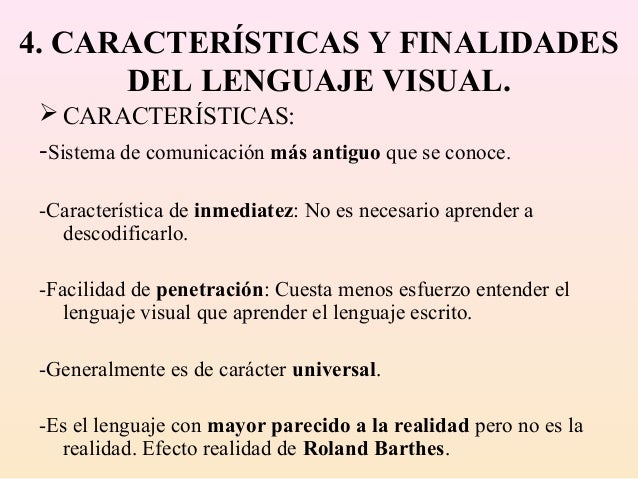 El lenguaje visual