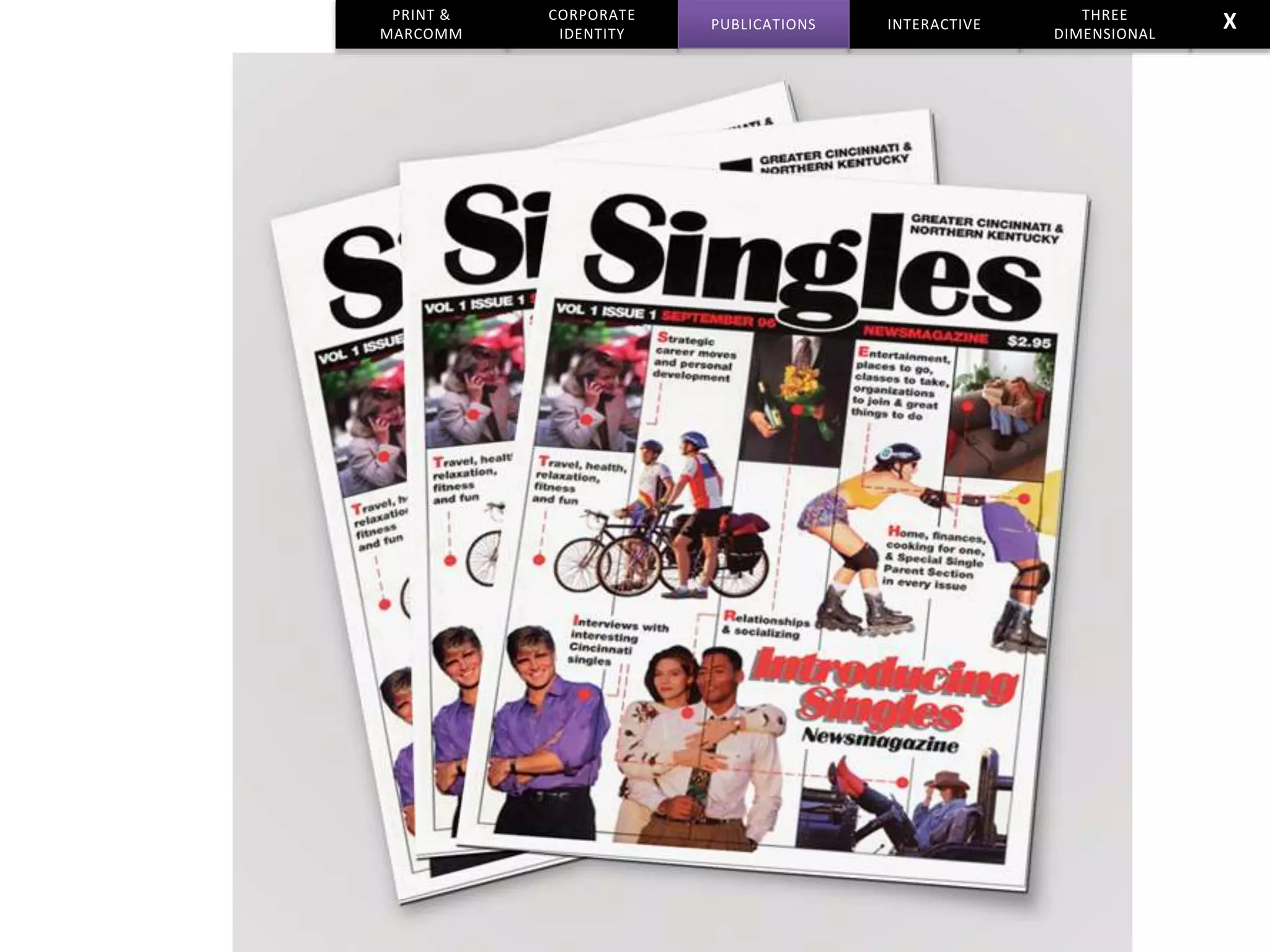 PRINT &
MARCOMM
CORPORATE
IDENTITY
INTERACTIVE
THREE
DIMENSIONAL
PUBLICATIONS X
 