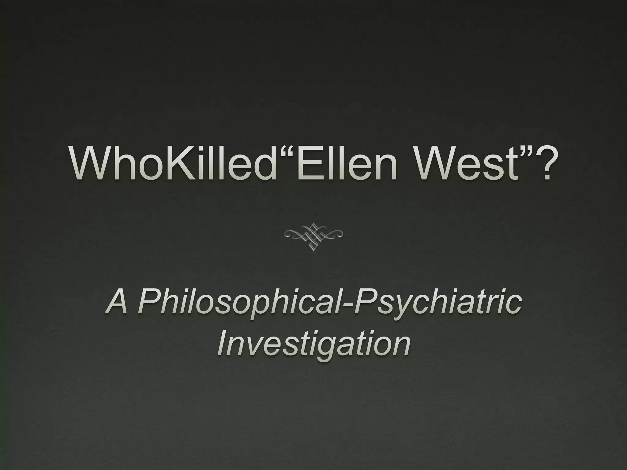 Janet’s Case of NadiaChapter:« L’obsession de la honte du corps »The obsession withbodilyshameYoung woman of 27 yearswhoadopted a bizarre eating pattern for fear of gainingweight (twosoups, an eggyolk, a spoon of vinager and a cup of strongteawithlemonjuice)Shealternatedbetweenbulimic crises and hours of rumination on food and eating as tortureDx:“anorexie hystérique” – hysterical anorexiaJanet, Pierre (1903). Les obsessions et la psychasthénie. Paris : Alcan.