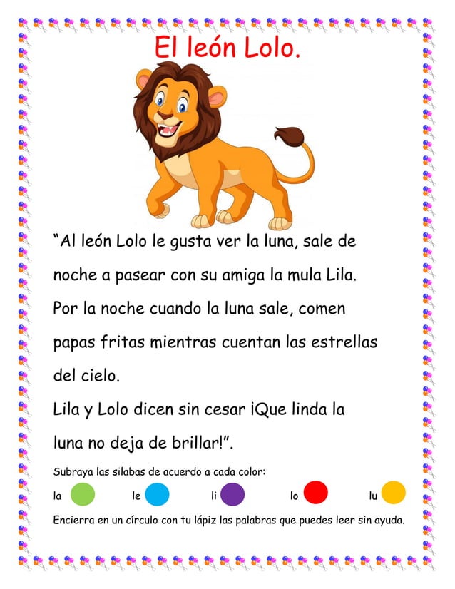 El León Lolo Y La Luna Pdf 