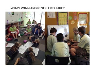 WHAT WILL LEARNING LOOK LIKE? 
 
 