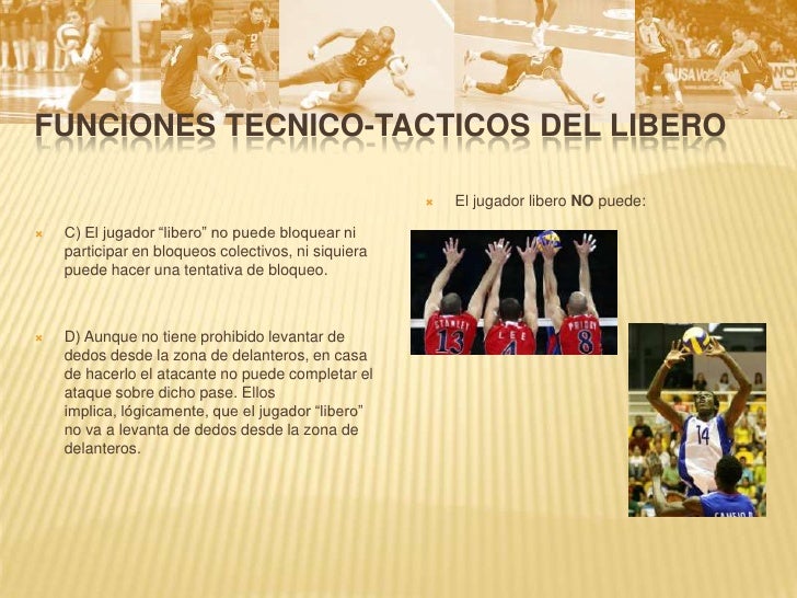 El libero en el voleibol