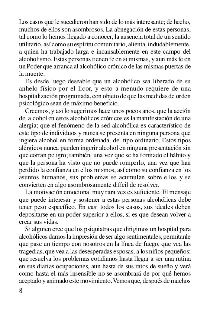 Las medicinas y la hierba del alcoholismo