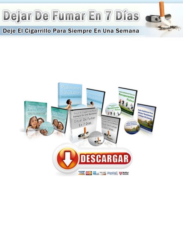 Los modos a de dejar fumar el informe