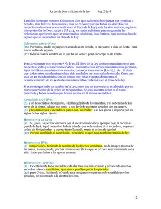 El libro de la Ley | PDF