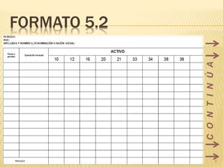 FORMATO 5.2
8
CONTINÚA
 