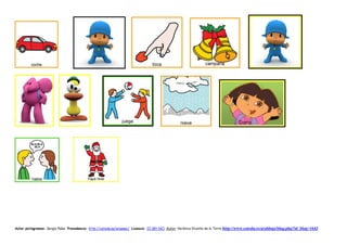 Autor pictogramas: Sergio Palao Procedencia: http://catedu.es/arasaac/ Licencia: CC (BY-NC) Autor: Verónica Vicente de la Torre   http://www.catedu.es/arablogs/blog.php?id_blog=1643
 