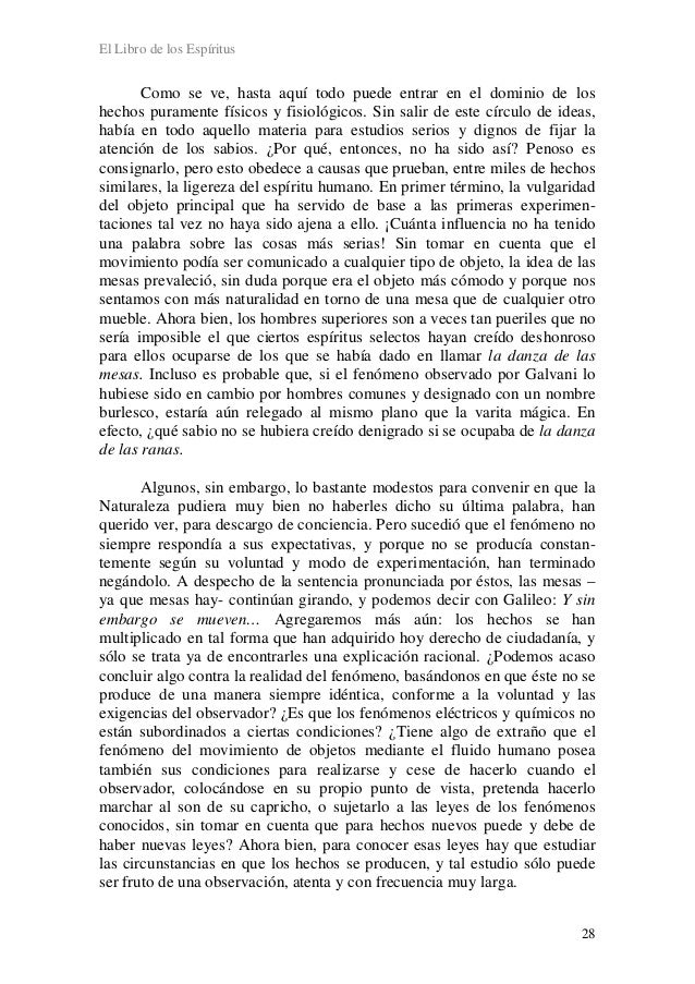 El libros de los espiritus allan kardec