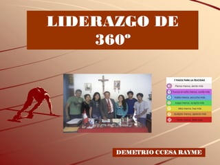 LIDERAZGO DE
360º
DEMETRIO CCESA RAYME
 