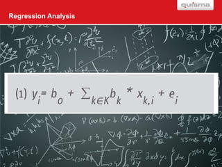 Regression Analysis
 