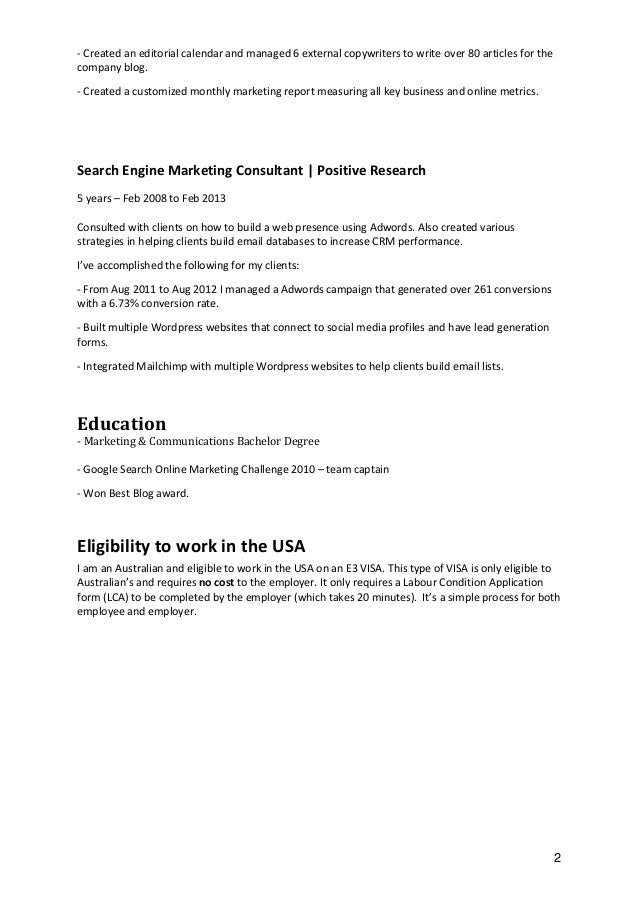 crm resume